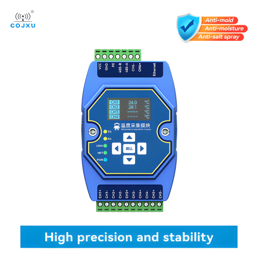 Module đo nhiệt độ K-type ME31-XEXX0600 hỗ trợ RS485 Modbus TCP/RTU