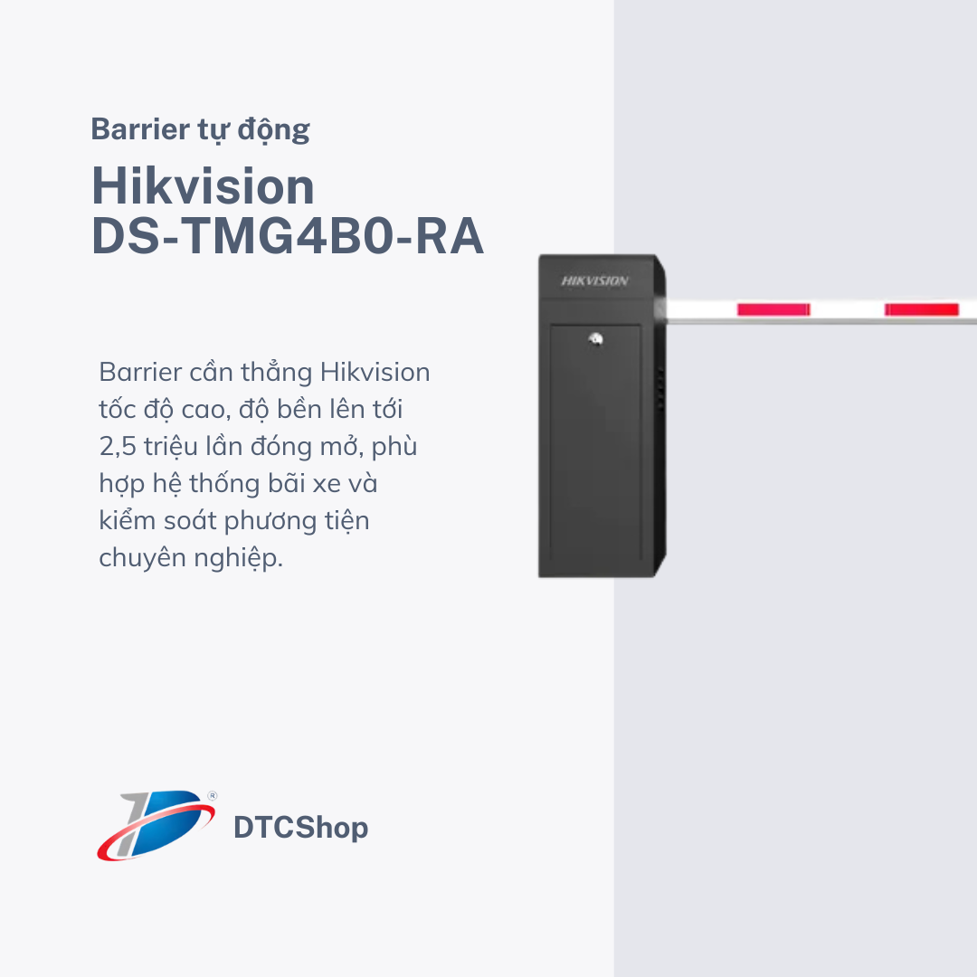 Barrier tự động Hikvision DS-TMG4B0-RA