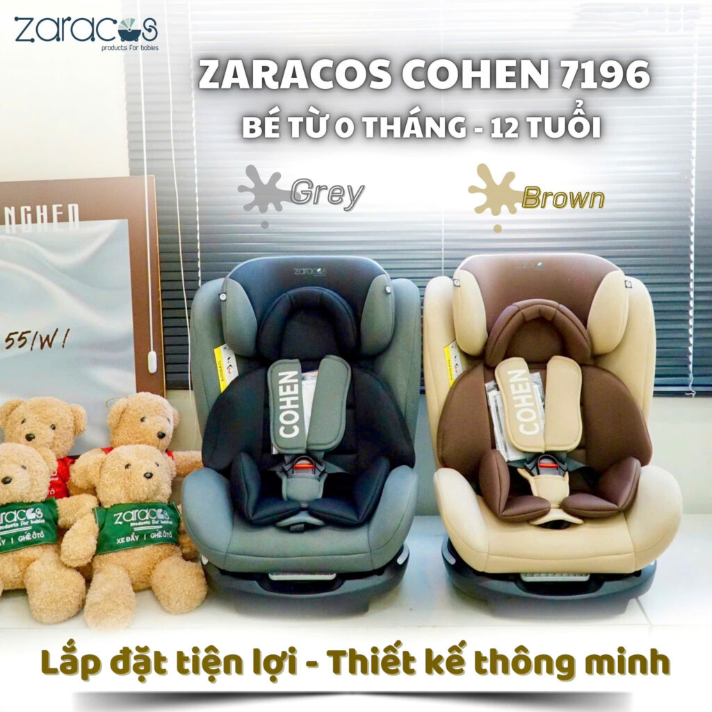 ghế ô tô Isofix Zaracos Cohen 7186 